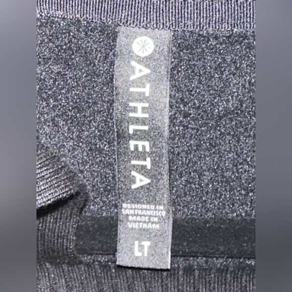 *NWT* Athleta Cozy Karma Vela Dress Black Size Large Tall Long Sweater Plush - Picture 7 of 9